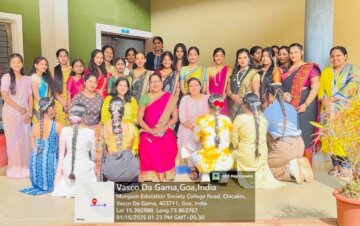 Makar Sankranti competitions organised by Women’s Cell & Dept. of TT