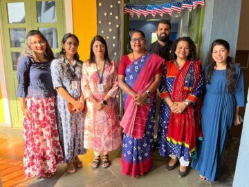 The Department of English with the Principal and the IQAC Coordinator