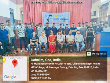 Interclass Powerlifting Competition Inauguration