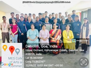 GIPARD Disaster management program for NCC and NSS Students