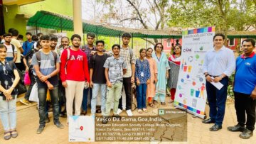 E waste collection drive in college