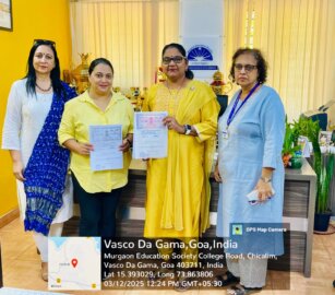 MOU signed with Rotary Club Vasco Port Town