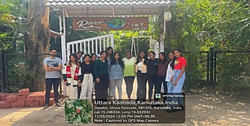 Educational Tour of Department of Tourism and Travel at Dandeli