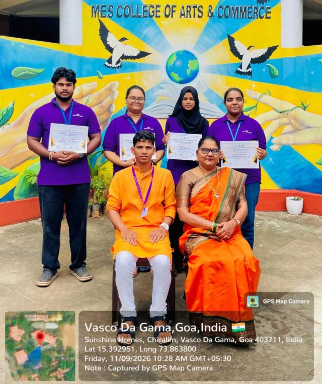 Our B.Com Students won 3rd Place for Poster Making Competition on the topic Jobs,  Skills and AI organised by RUCTAG in association with Directorate of Sports and Youth Affairs, Govt of Goa. A total of 26 institutions participated in the competition. Many congratulations dear students. #mescollegegoa #commercestudents #bcom #education #goa