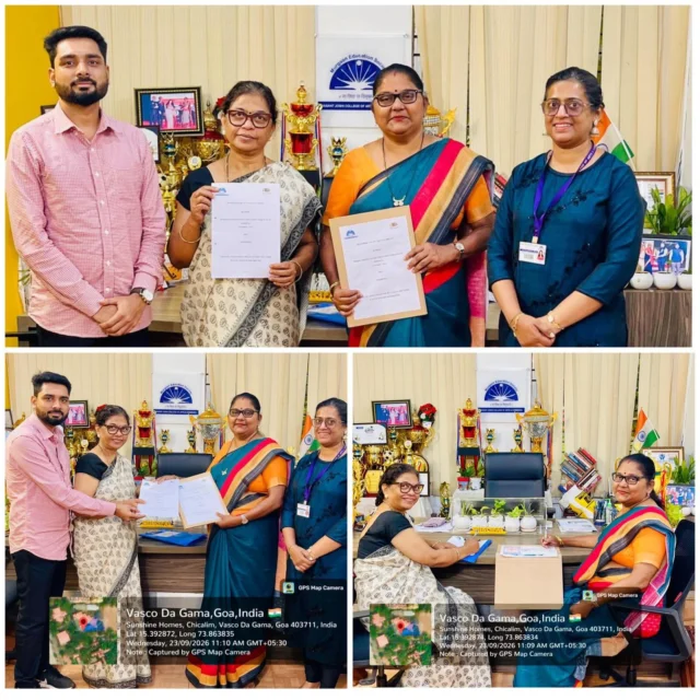 Signing of MOU with Sangath, an NGO which is one of the leading health research organizations in the country. #MOU #mescollegegoa #mesvasantjoshicollege #goa#sangath
