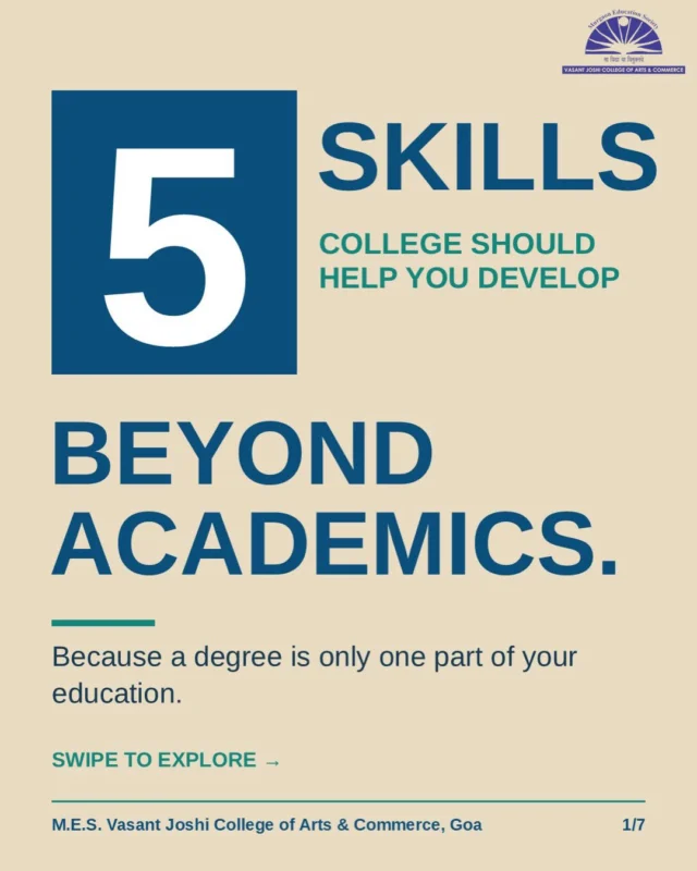 What makes an educational institution meaningful?
Is it the purpose that guides it?
The people who make learning possible? The opportunities to explore and grow?
Or the values that connect education with society?
There is no single answer.
Every student, parent, teacher and alumnus may see it differently.
WHAT MATTERS MOST TO YOU?
Comment with A, B, C, D or E.
Save this carousel for reflection and share it
with someone who believes education can make a difference.#MESCollegeGoa #PurposeOfEducation #studentdevelopment #HigherEducation
#educationmatters